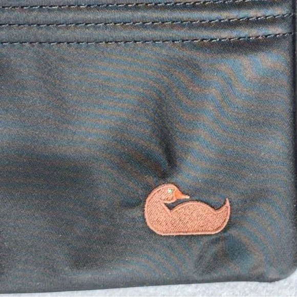 Dooney & Bourke Black‎ Nylon Small Crossbody Bag Hot pink inside 3 zip pockets - Picture 6 of 16